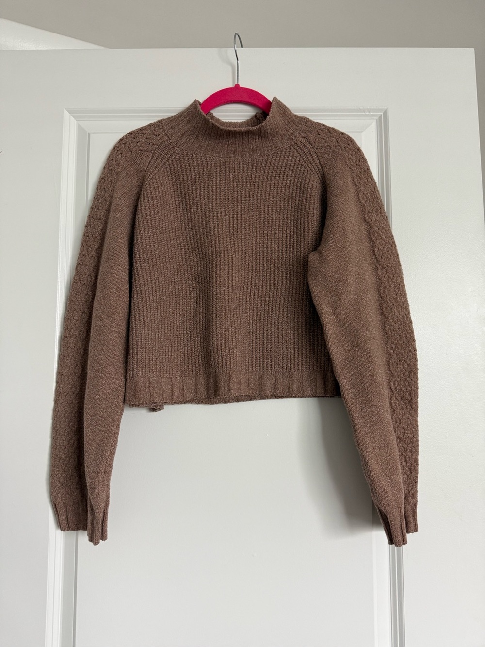 wild fable Brown Mock Neck Sweater